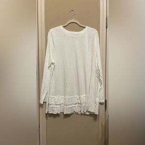 Soft Surroundings long sleeve tee. New with tags.